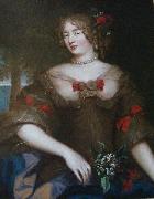 Pierre Mignard Portrait of Francoise Marguerite de Sevigne Spain oil painting artist